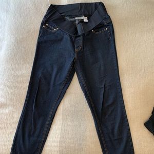 Large maternity jeans
